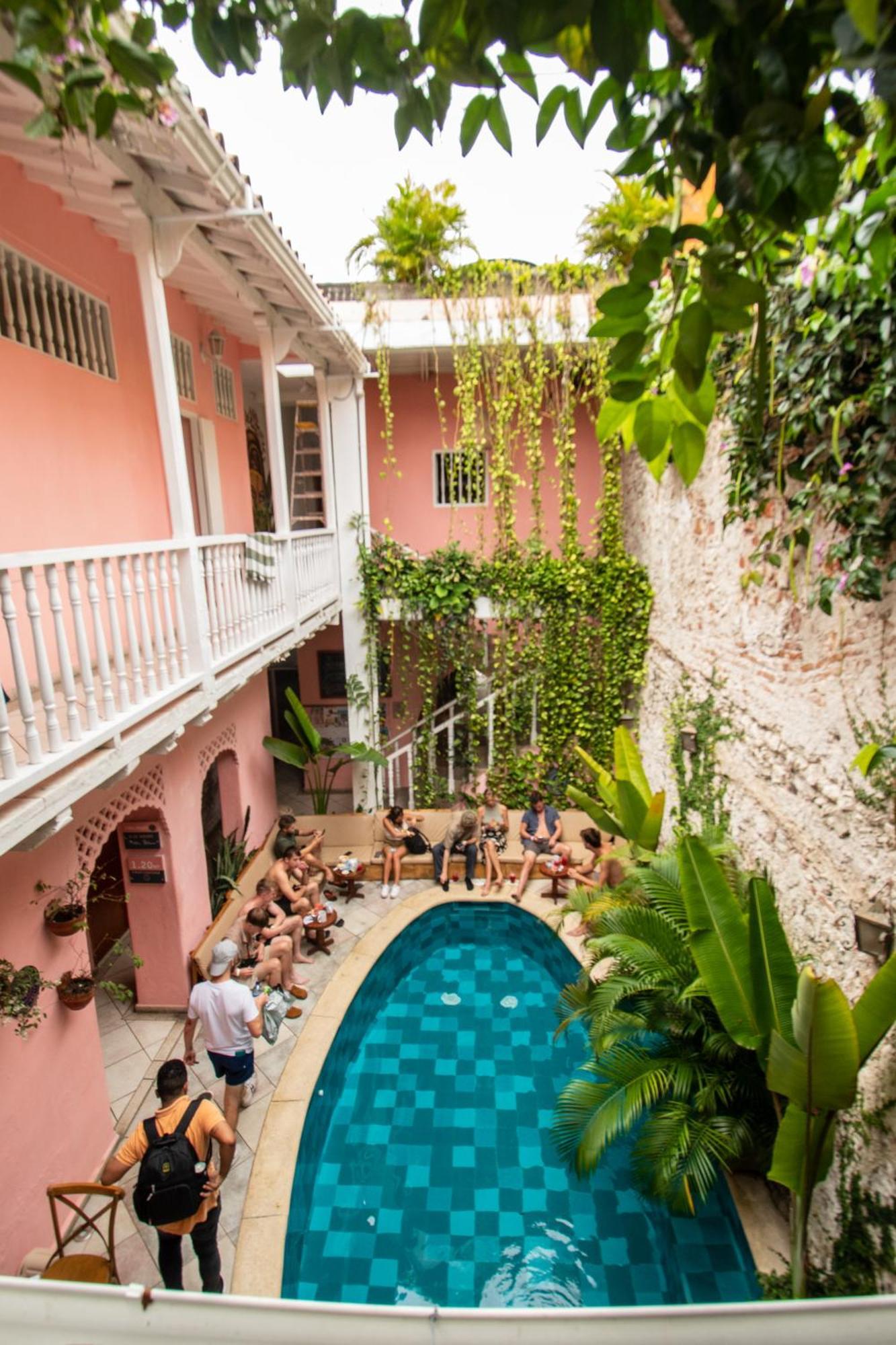 Casa Zahri Boutique Hostel Cartagena Luaran gambar